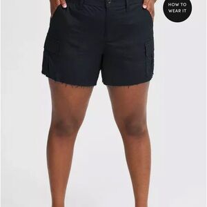 5 Inch Poplin Cargo High Rise Short